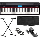 Kit Piano Digital Roland Go Piano Go-61p C/ Bluetooth Go61p
