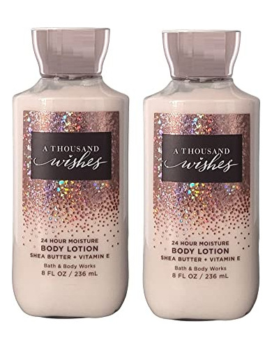 Pack 2 Lociones A Thousand Wishe- Bath & Body Works- 8 Oz