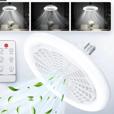 Foco Led E27 Dosyu Blanco Frío Con Ventilador Control Manual | MercadoLibre