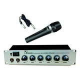 Mixer Automotivo-kit Ac12 + Microfone Com Eco E Tonalidade.