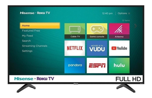 Smart Tv Portátil Hisense H4f Series 40h4030f Led Full Hd 40 