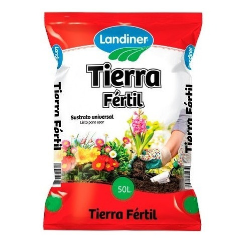 Sustrato Tierra Fertilizada Landiner X 50lts - Aqua Live