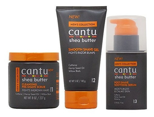 Kits Para Afeitar Y Aseo Cantu Men's Collection Shaving 3 St