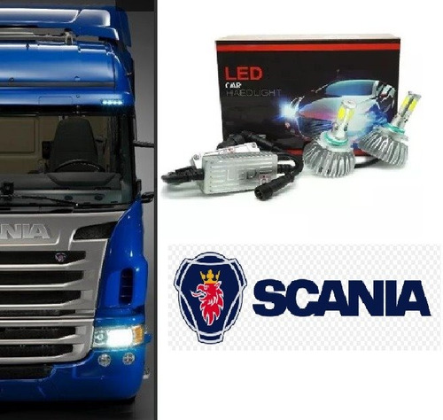 Kit 4x Lampadas Super Leds Milha Scania  P 360 2013