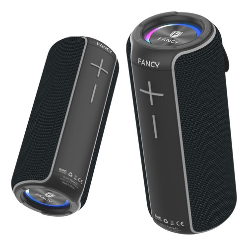Caixa De Som Bluetooth Alto-falante Wireless Led Rgb Fancy