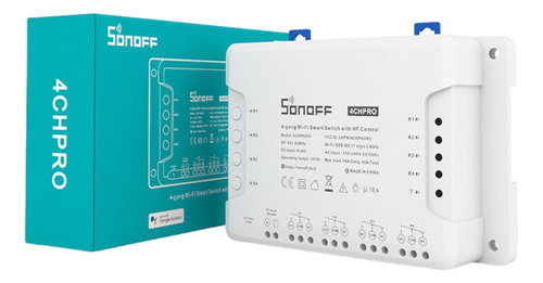 Sonoff 4ch Pro R3 4 Canales Pulso- Contacto Seco - Wifi Rele