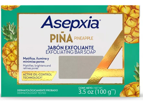 Jabon Asepxia Azufre 100g Exfoliante