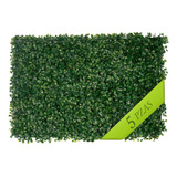 Muro Verde Follaje Artificial Sintético Pared 60x40cm 5 Pzs