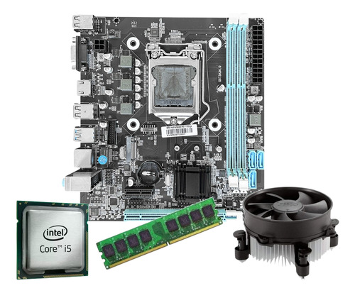 Kit Upgrade Intel I5 3470 + Placa H61 + 8gb + Cooler