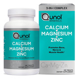 Complex 3en1 Magnesio +calcio +zinc Max Pureza 1400mg 120cap