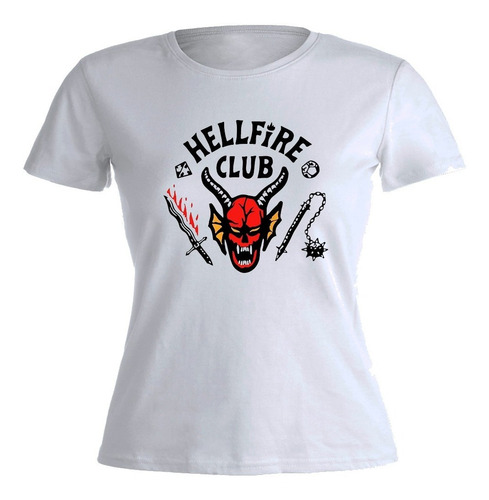 Remera Mujer Algodón Hellfire Club