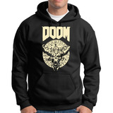 Sudadera Gamer Doom Calavera Doom Guy Videojuego Art M2840