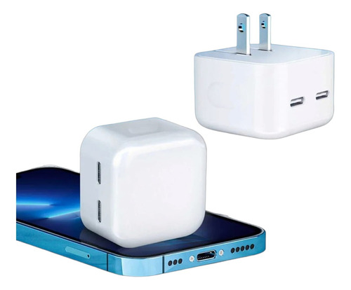 Cargador Original Tipo C De 35 W Para iPhone 15 Plus 