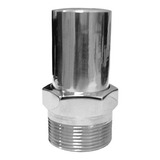 Adaptador Inox 38mm Para Mangueiras De Piscinas