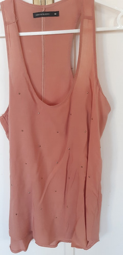 Blusa Seda Rosa  Viejo