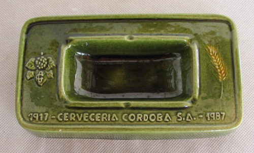 Antiguo Cenicero Publicidad Cerveza Cordoba Sa 1917-1987 (1)