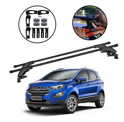 Barras Porta Equipaje Para Ford Fiesta Ka Ecosport Kinetic