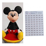 Olhos Comestiveis 0083com Pp Mickey 70 Pares