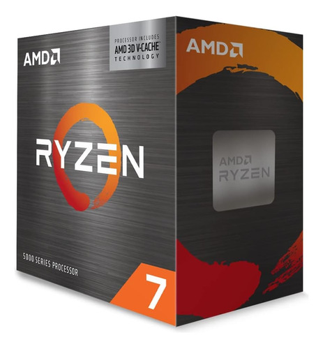 Processador De Desktop Ryzen 7 5700x3d 8-core E 16 Threads