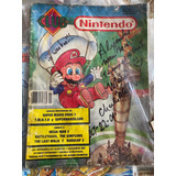 Revista Club Nintendo Número 1 Original Autografiada Mario #