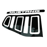 Sticker Para Calavera Con Stop Mustang 2010-2012 1 Pieza