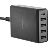 Cargador De Pared - Amazon 5 Port Usb - 60w  - 1 Port Pd 30w