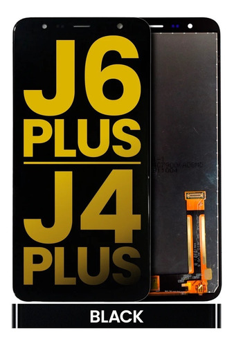 Pantalla Compatible Samsung J6 Plus + Pegamento Full Mobile