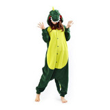 Pijamas De Dinosaurio (cocodrilo) Lagarto Verde!