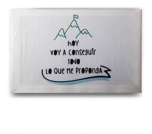 Cuadro Chico Frase E Ilustracion Montaña Decoracion 20x30 