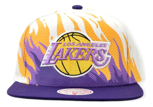 Los Angeles Lakers Nba Gorra Mitchell And Ness Hot Fire