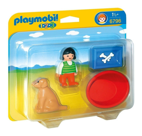 Playmobil 123  Niña Con Perro 6796 Oferta!!!