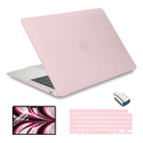 Funda Conbovo Para Macbook Air 13 M2 + C/teclado Pink