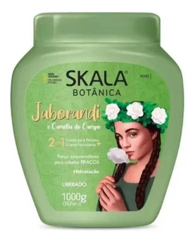 Kit 02 Máscara Tratamento Capilar Skala Jaborandi 2x1kg