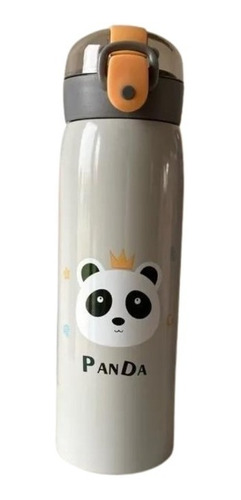 Termo Botella Panda Infantil Acero Inoxidable Bpa Free Pico