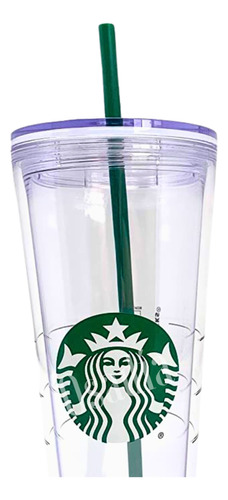 Vaso Coleccionable Acrílico Transparente Starbucks 710 Ml