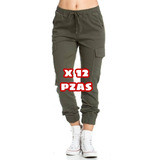 Pantalon Jogger Tipo Cargo Para Dama Mayoreo