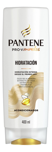 Acondicionador Pantene Pro-v Miracles Hidratación En Botella De 400ml Por 1 Unidad