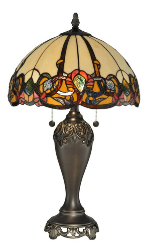 Dale Tiffany Lamps Tt90235 Northlake Lámpara De Mesa, Bronce