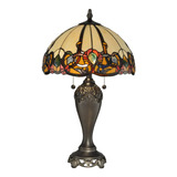 Dale Tiffany Lamps Tt90235 Northlake Lámpara De Mesa, Bronce