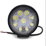 Luces Pack X4 Neblinero Led 27w Moto Auto Camion Redondo