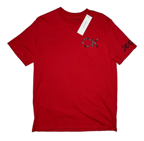 Playera Camiseta Calvin Klein Roja Hombre Original