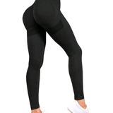 Lycra Deportiva- Gym - Ref. 1020- Negro-efecto Push Up.