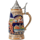 Haucoze Beer Stein Taza Alemana Munich Bavarian Stanley Viki