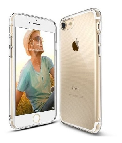  Funda Tpu Transparente Antigolpe Para iPhone 6 6s 7 8 Plus