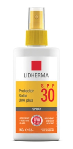 Lidherma Protector Solar Uva Plus Spf 30 Spray X150gr