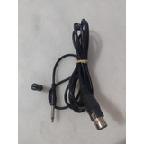 Cable Para Micrófono 3 Metros Ficha Metal Con Adaptador 3,5
