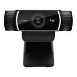 Câmera Web Logitech C922 Pro Full Hd 30fps Cor Preto
