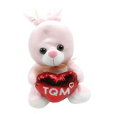 Peluche Animalitos Zoo Tqm 26 Cm Conejito Rosa