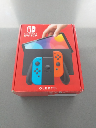 Nintendo Switch Oled 64 Rojo, Neón, Negro