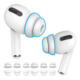 Almohadillas Para Auriculares AirPods Pro, 6 Pares/blancos